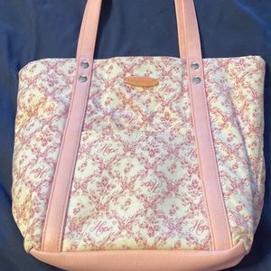 Longaberger HOPE vintage hand bag breast cancer awareness